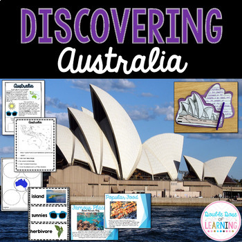 Continents: Australia Unit With PowerPoint - Double Dose Of Learning