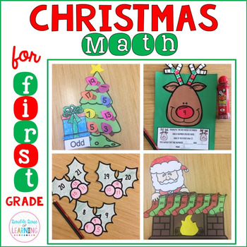 Christmas Math Craftivities for First Grade {Counting By, Making Ten ...