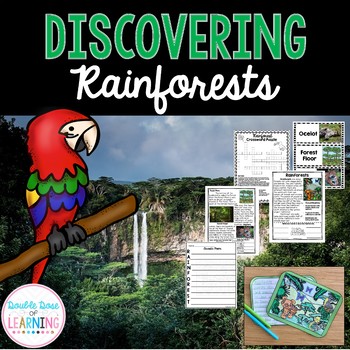 Rainforest Biome Research Unit with PowerPoint - Double Dose of Learning